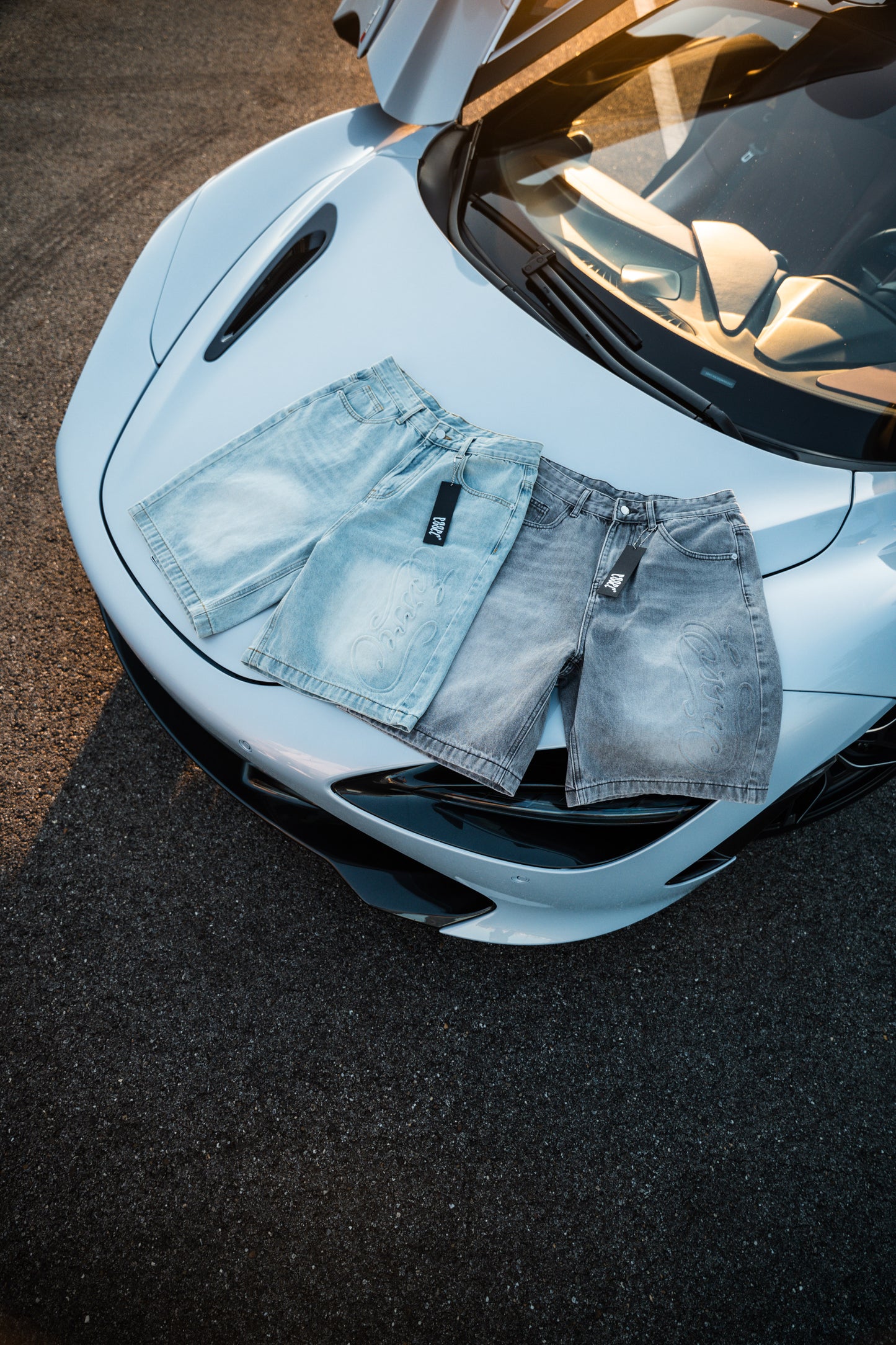 Essec Grey Embossed Logo Short