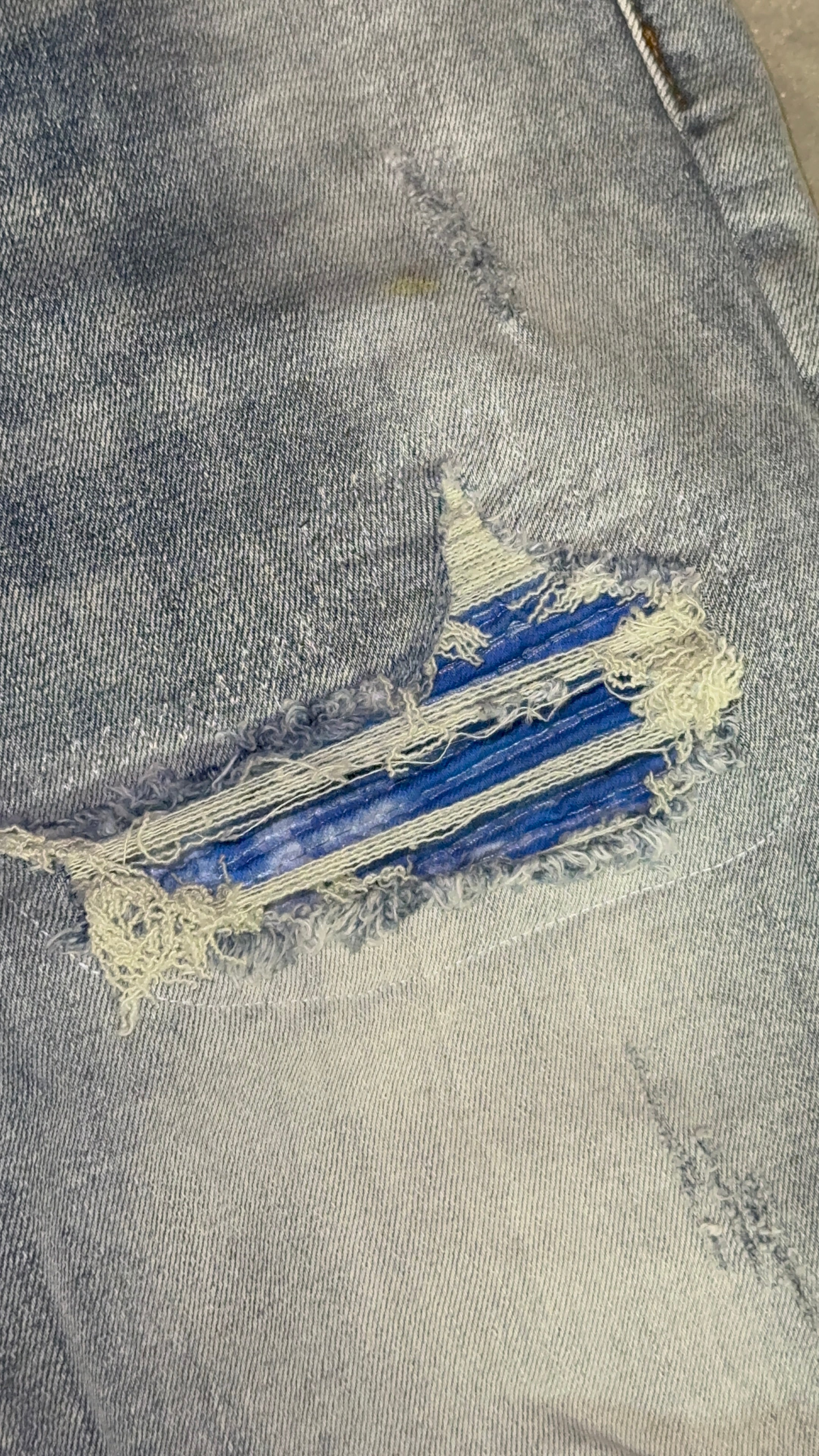 Blue Shades Patch Denim
