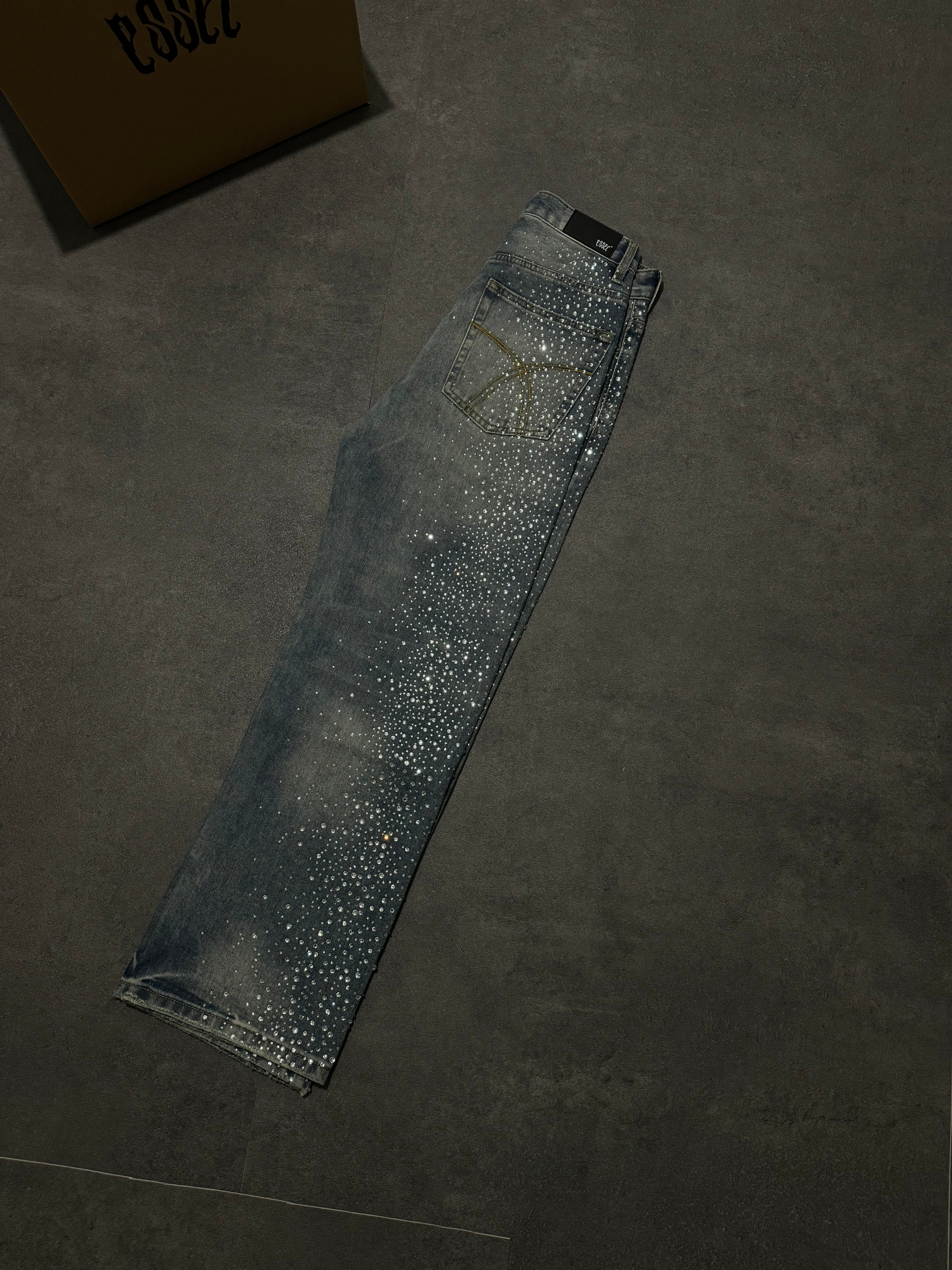 Diamond Blue Baggy Denim