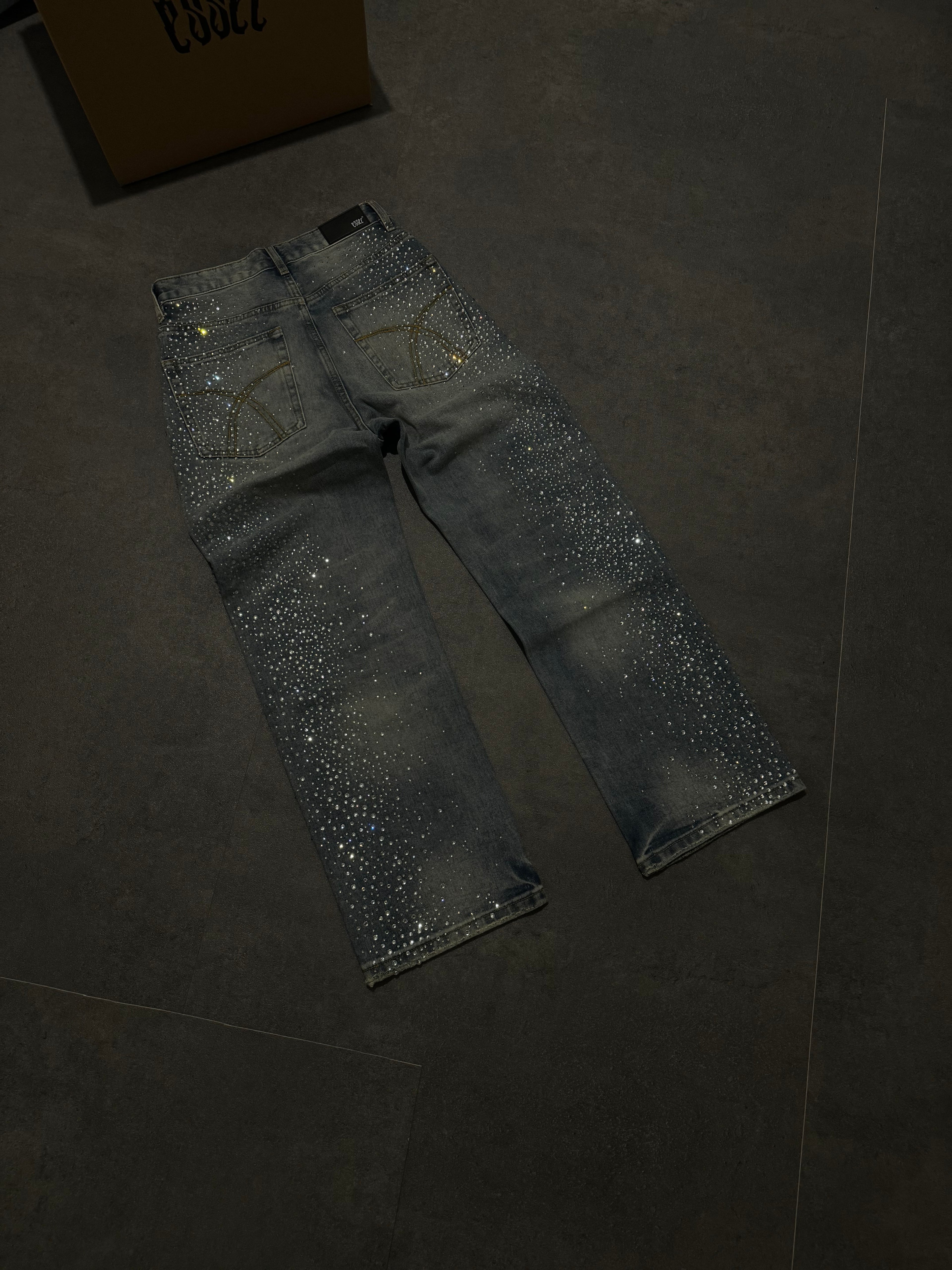 Diamond Blue Baggy Denim