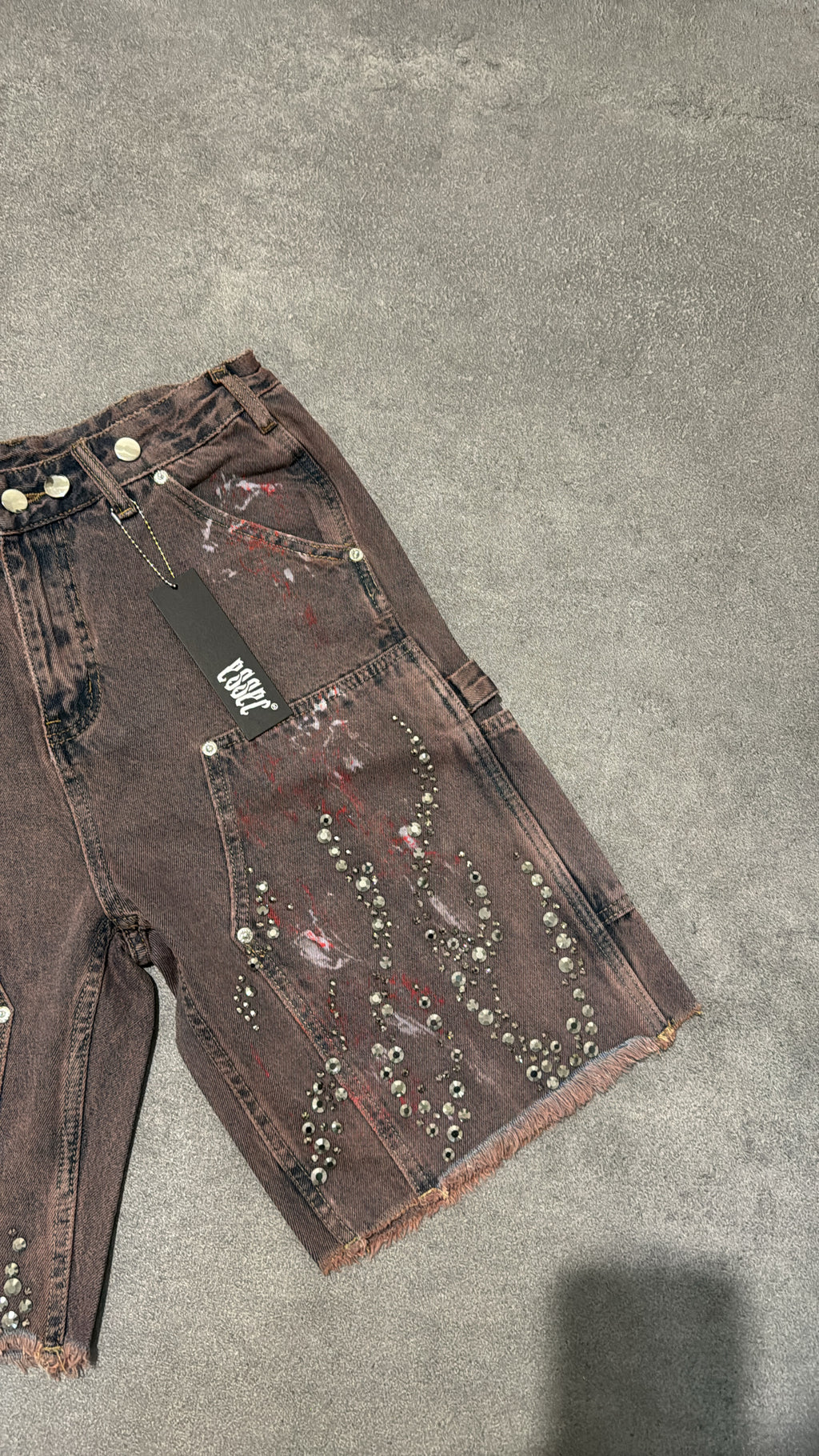 Vvs Flame Shorts Red Wash