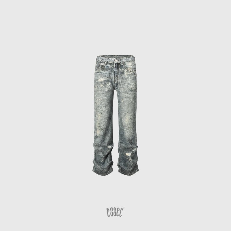 Painted Baggy Denim