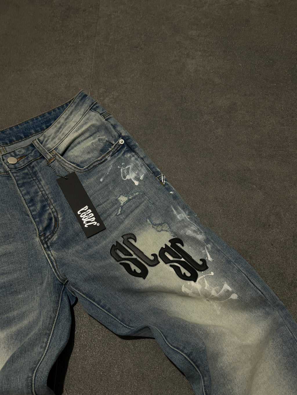 Essec Leather Patch Denim