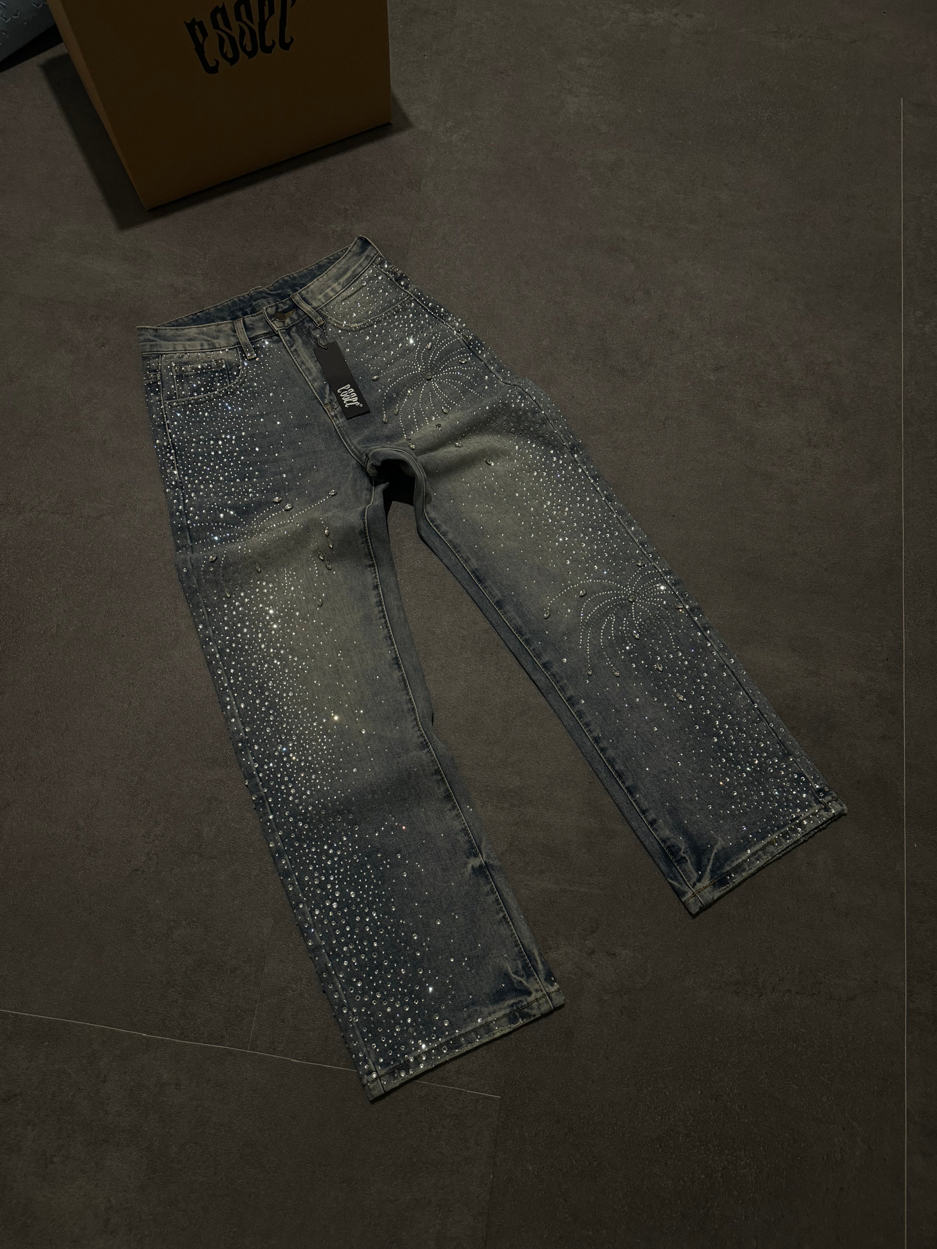 Diamond Blue Baggy Denim