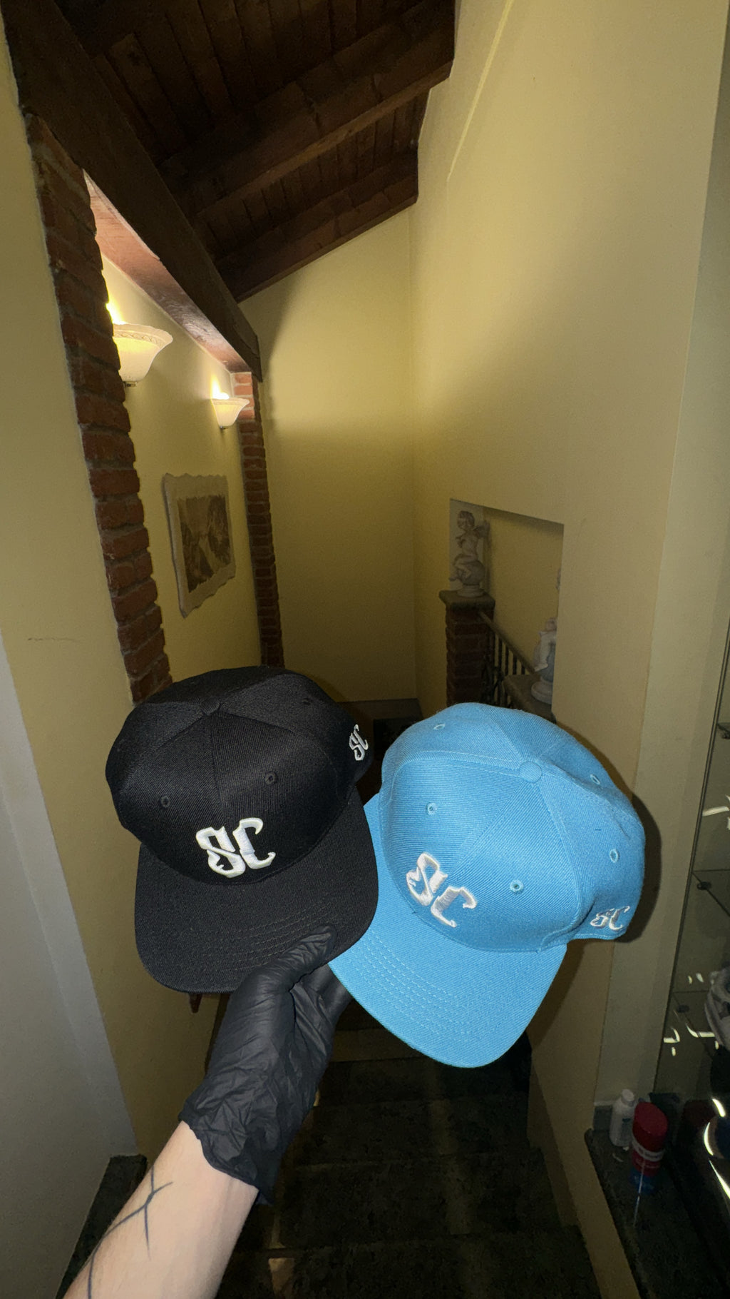SC Black Fitted Hat