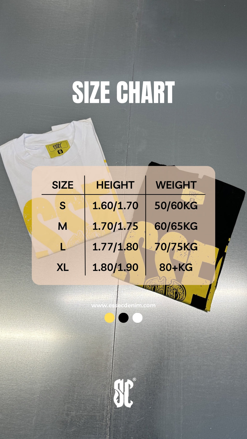 Essec “Wear Only” Tee Black