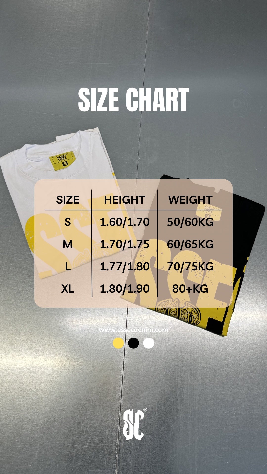 Essec “Wear Only” Tee Black