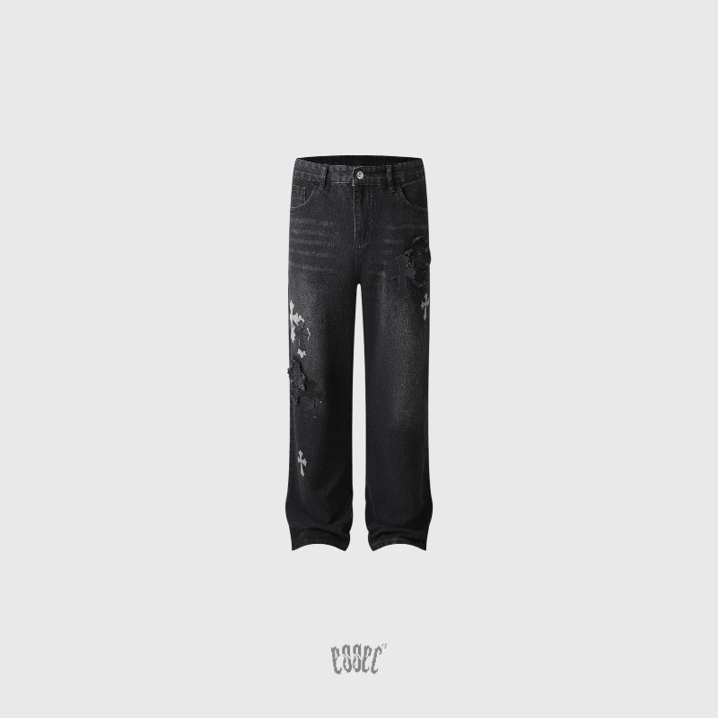 Black Cross Denim