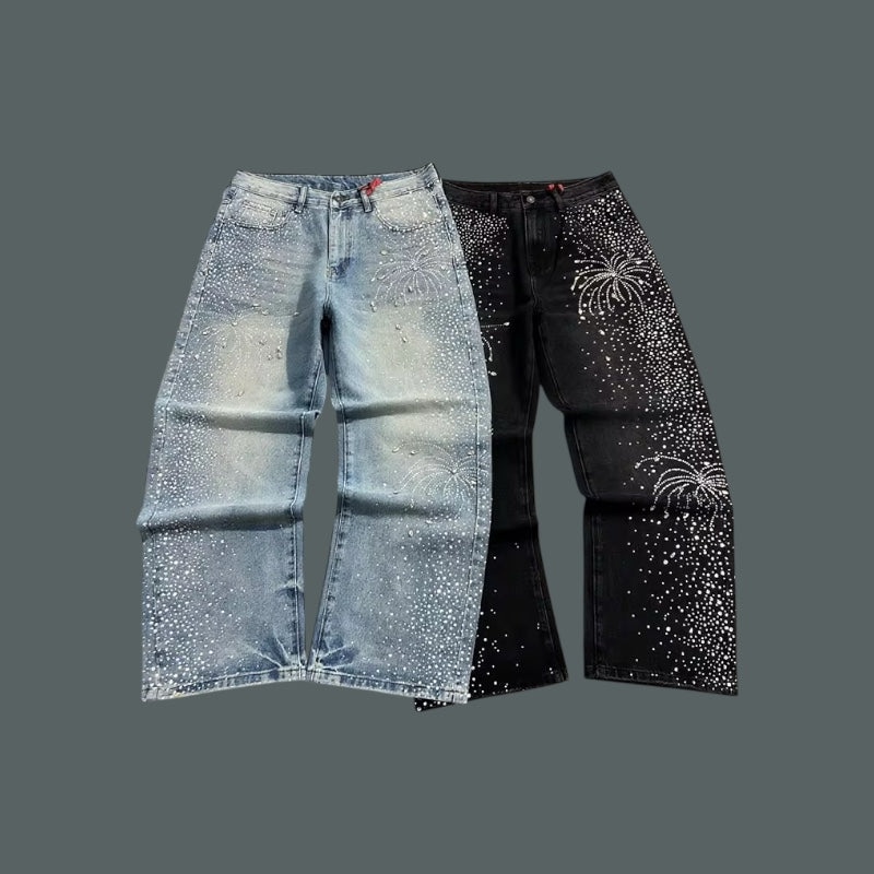 Diamond Blue Baggy Denim