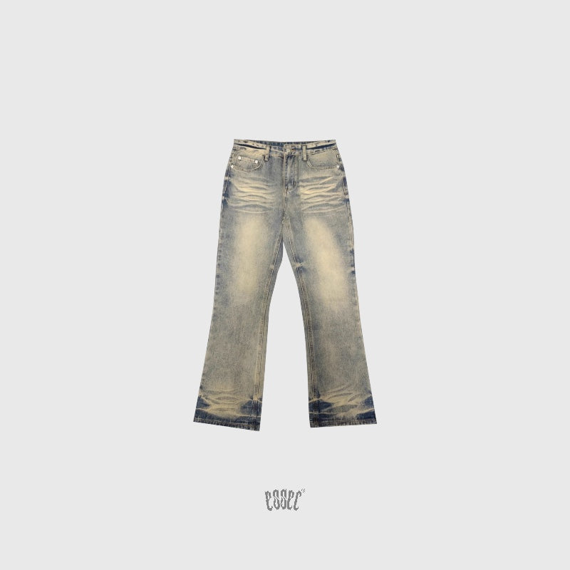 Essec Flared Dirty Wash Denim
