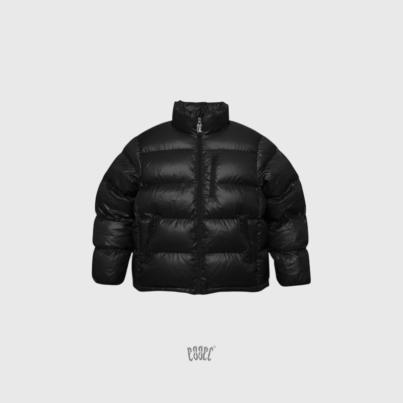 Diamond Zip Black Puffer