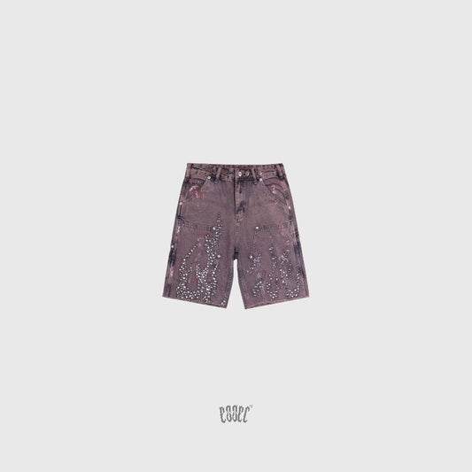 Vvs Flame Shorts Red Wash