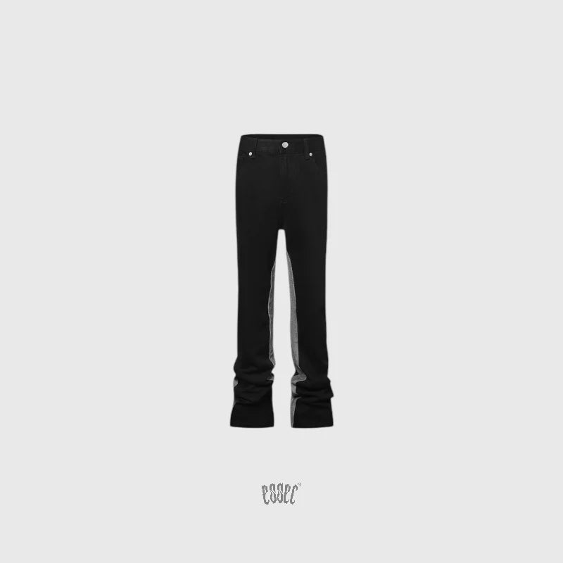 Black Grey Flared