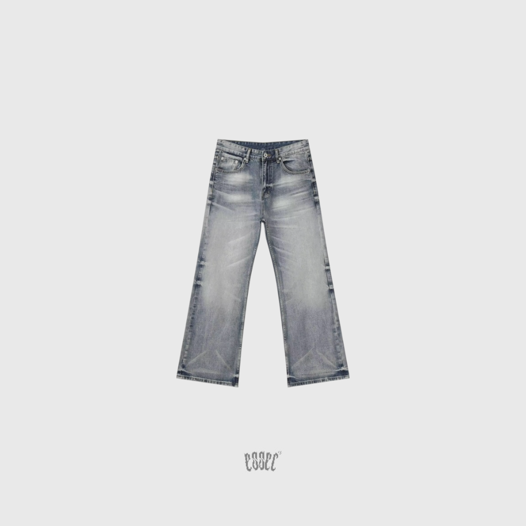 Blue Flared Denim