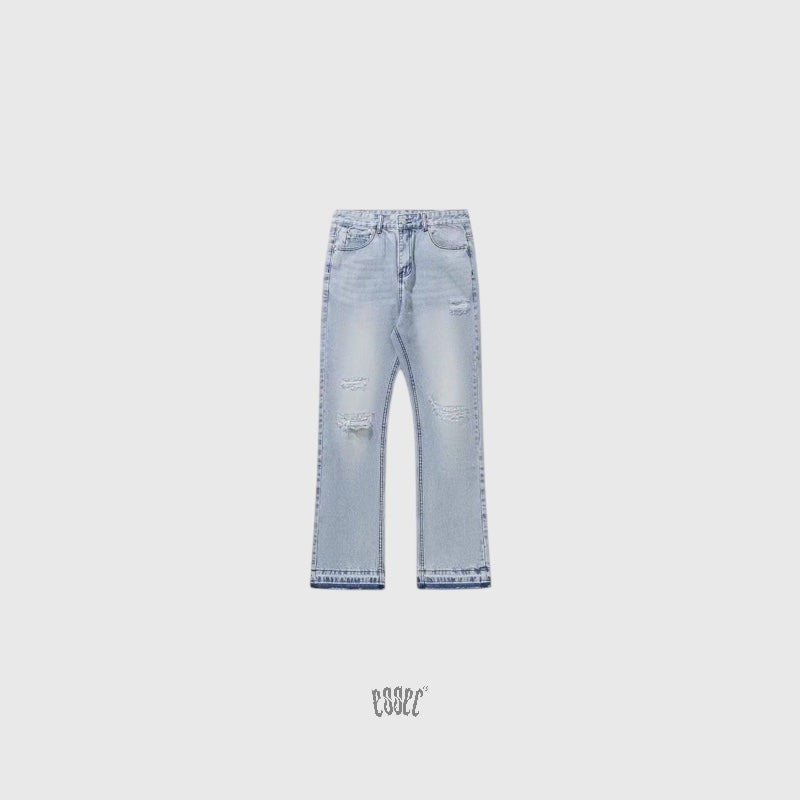 Flared Blue Denim