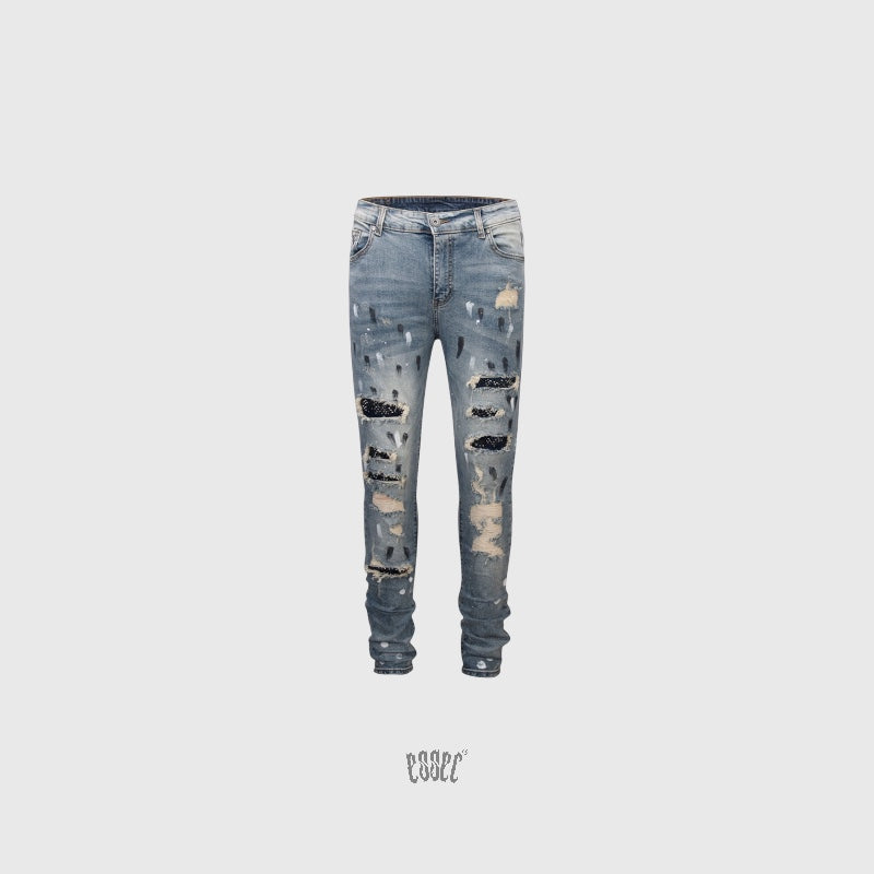 Painted vvs denim