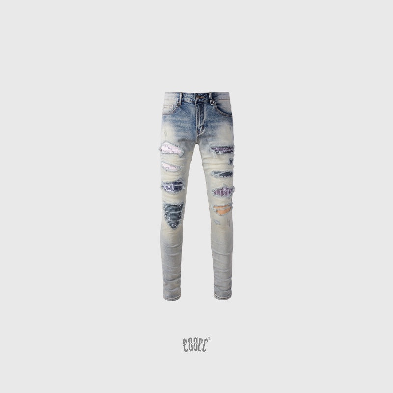 Full Bandana Grey Denim
