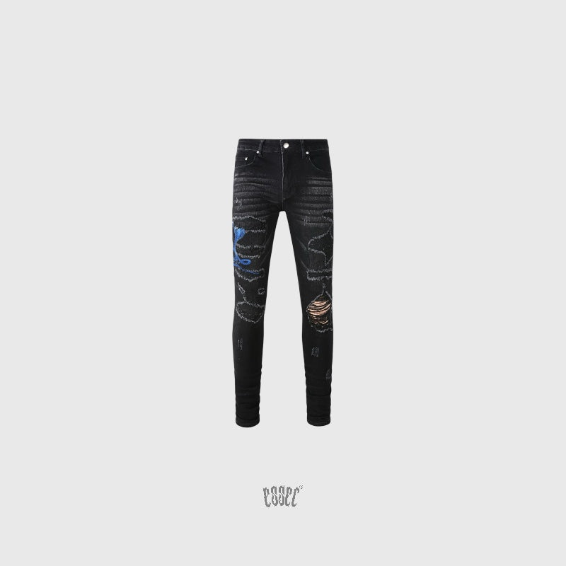 Blue Snake Denim
