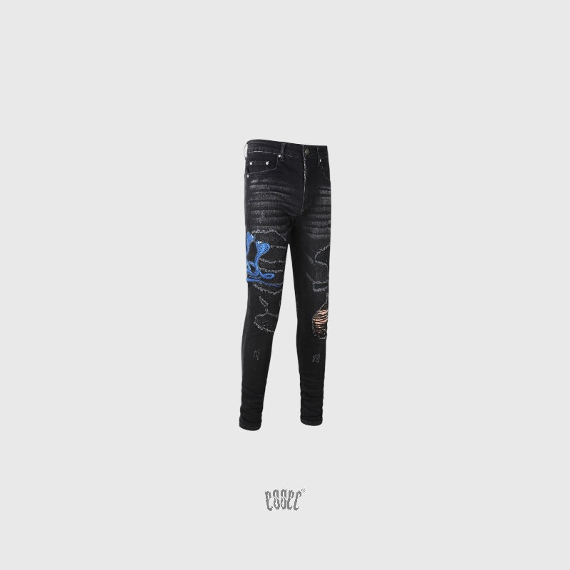 Blue Snake Denim