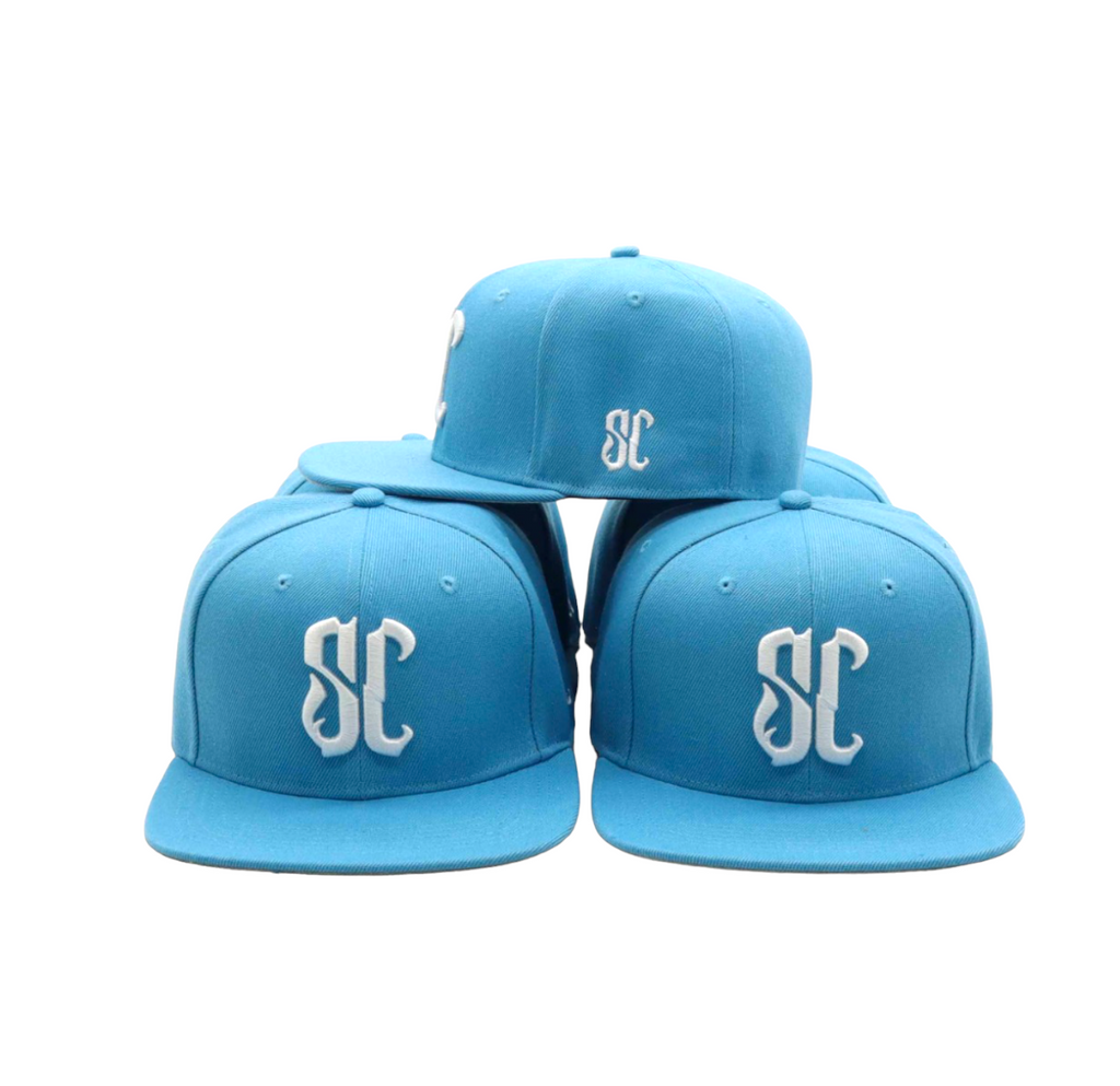 SC Sky Blue Fitted Hat