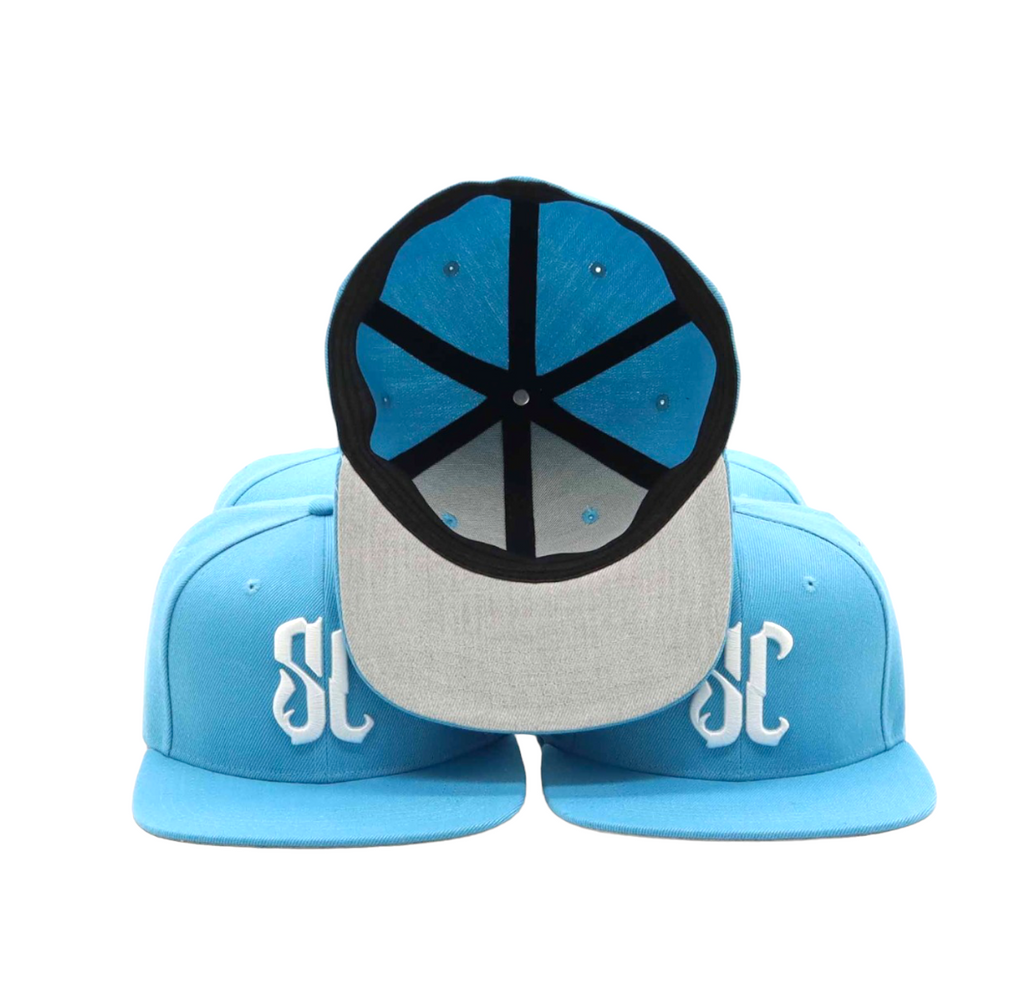 SC Sky Blue Fitted Hat