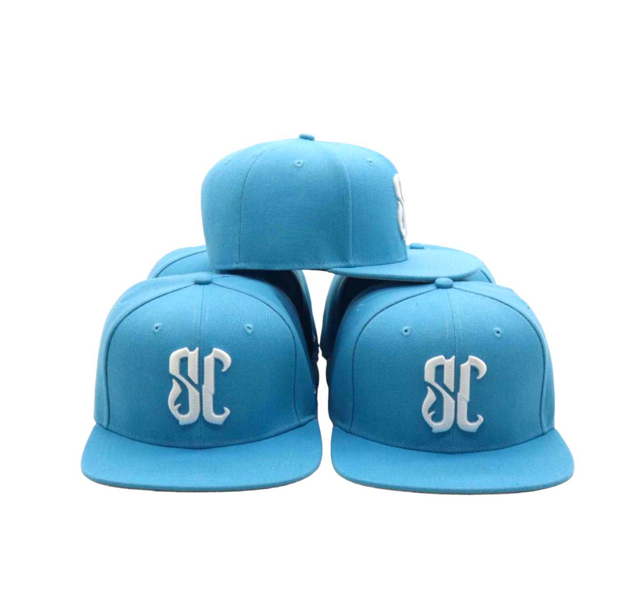 SC Sky Blue Fitted Hat