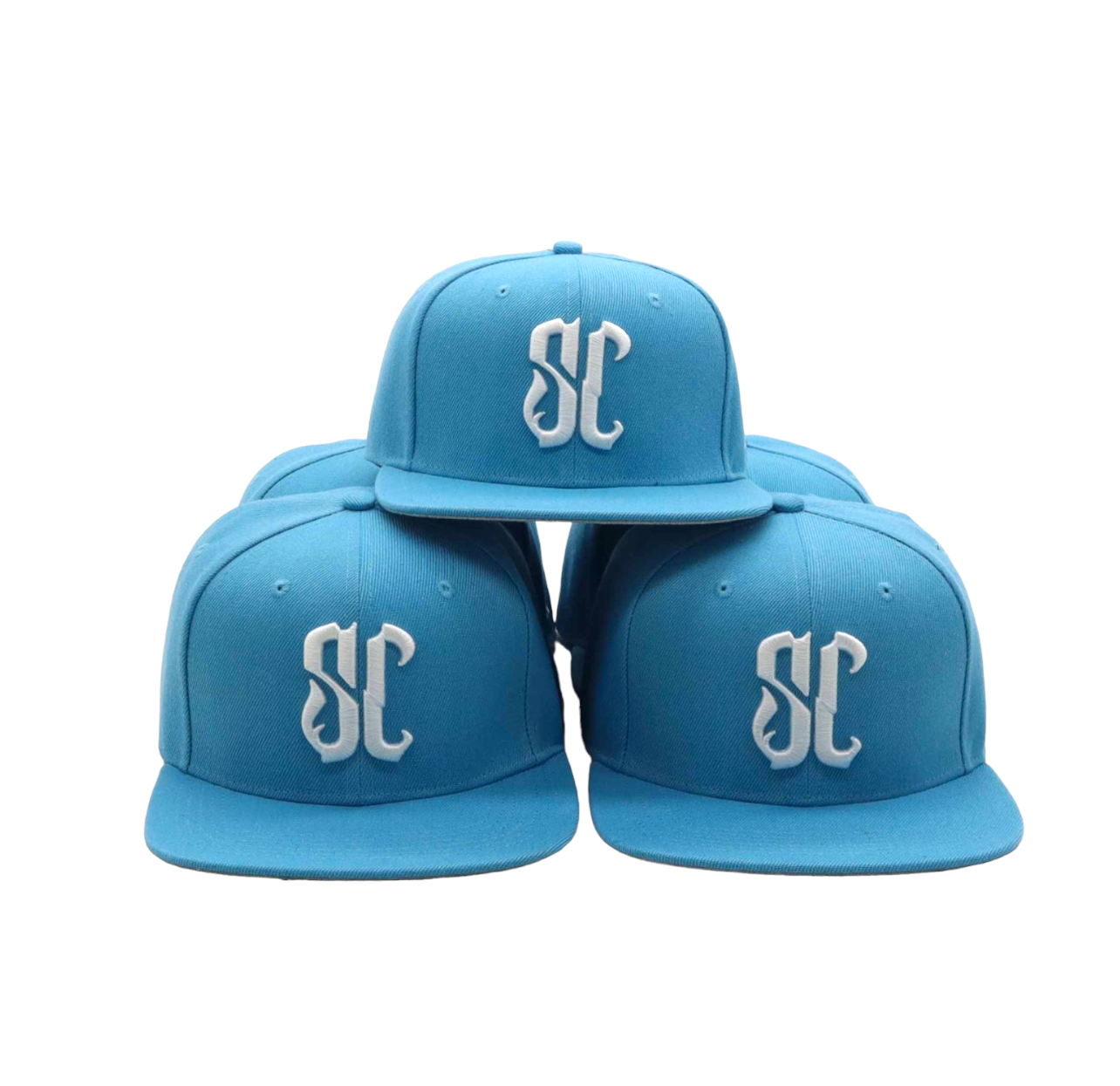SC Sky Blue Fitted Hat