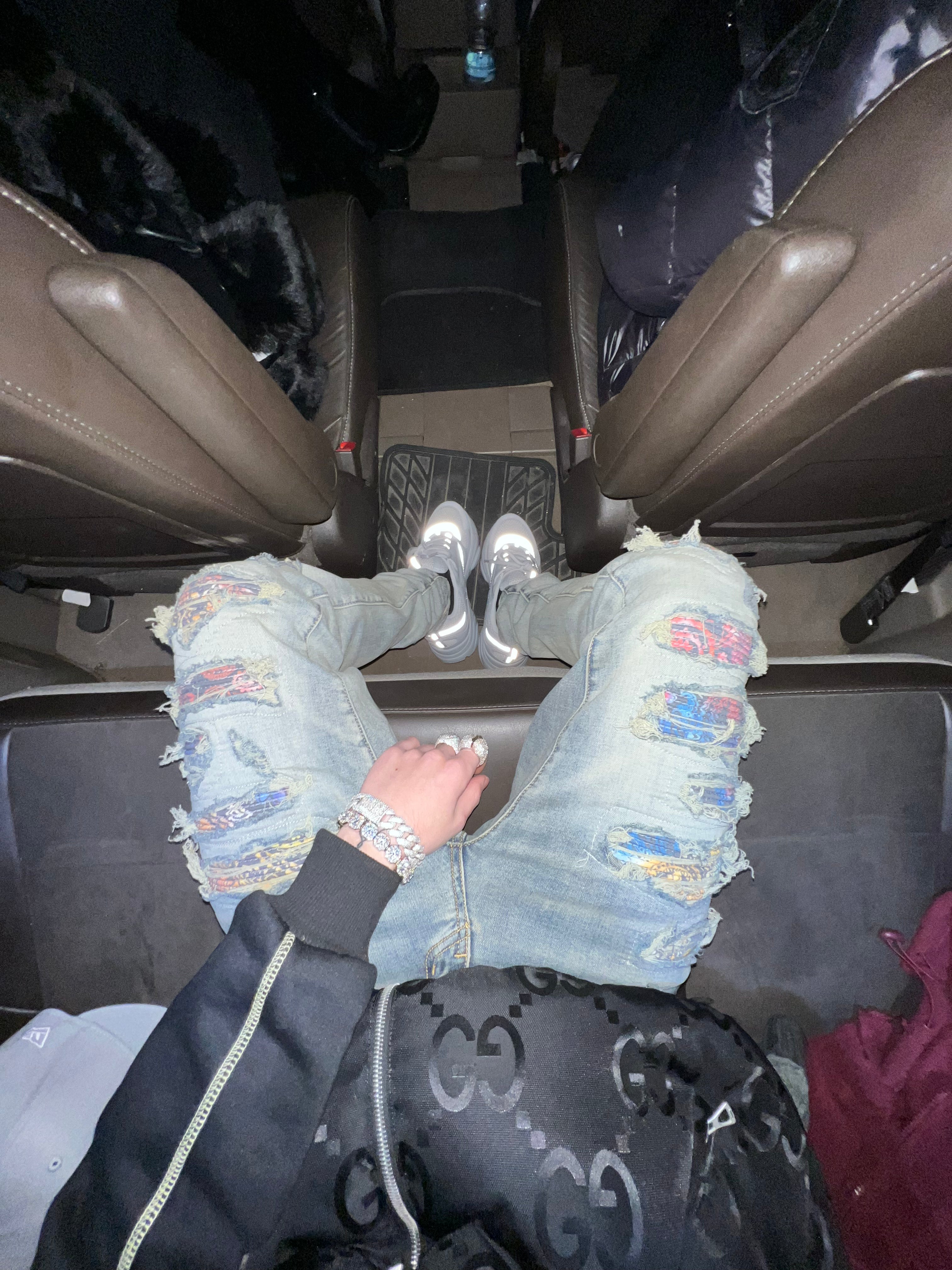 Rainbow Bandana Denim