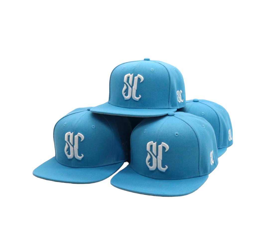 SC Sky Blue Fitted Hat