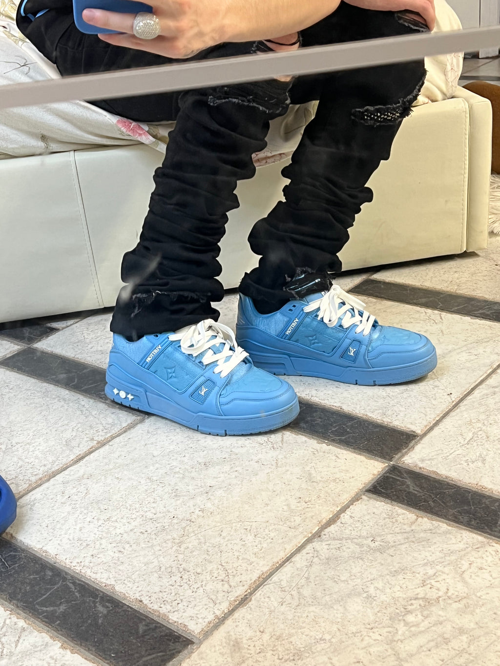 Stacked Black Vvs Denim