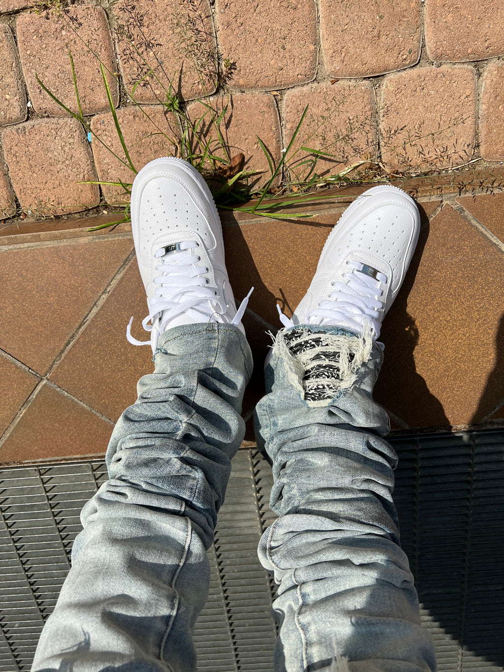 Stacked Full Bandana Denim