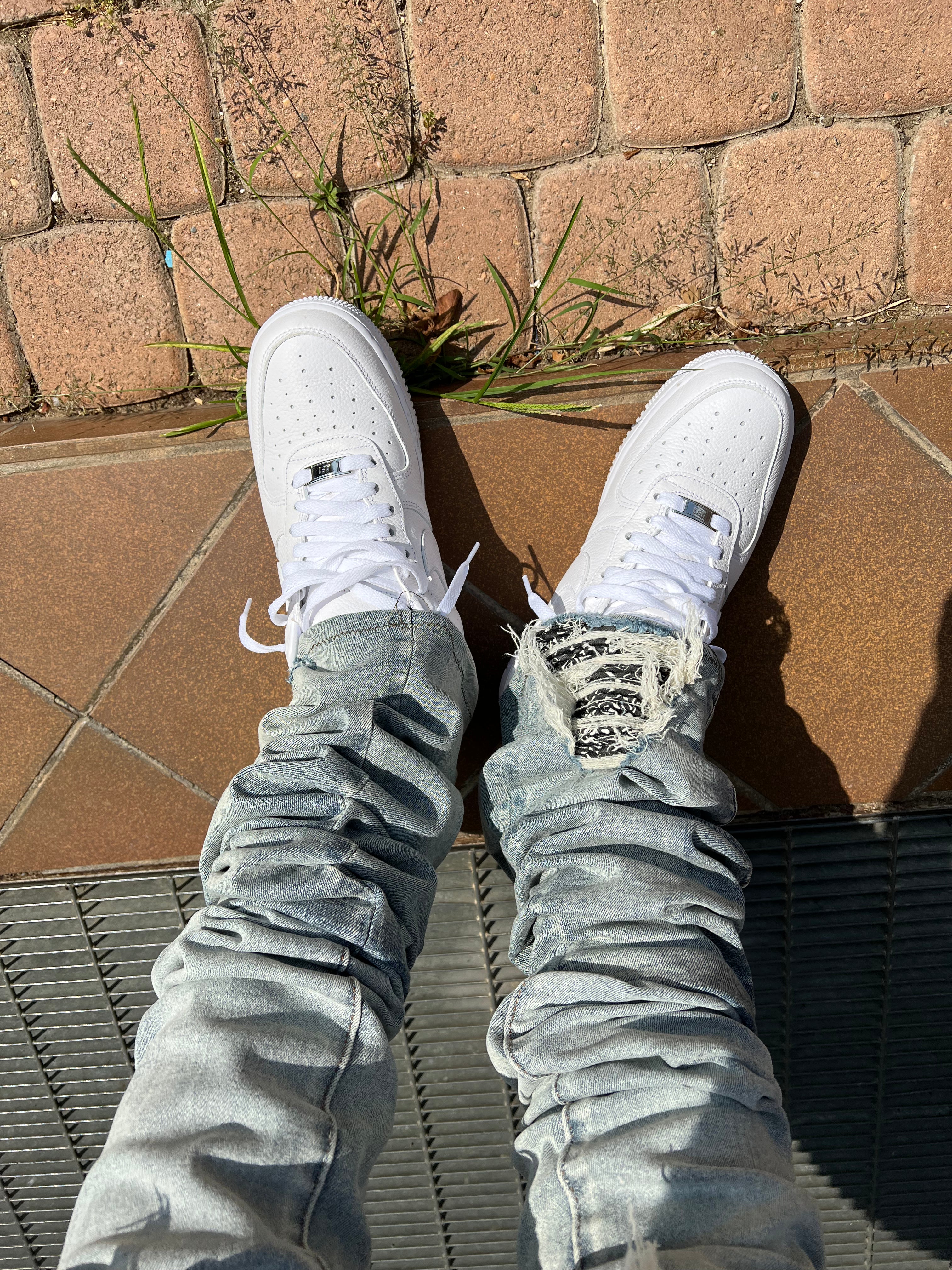 Stacked Full Bandana Denim