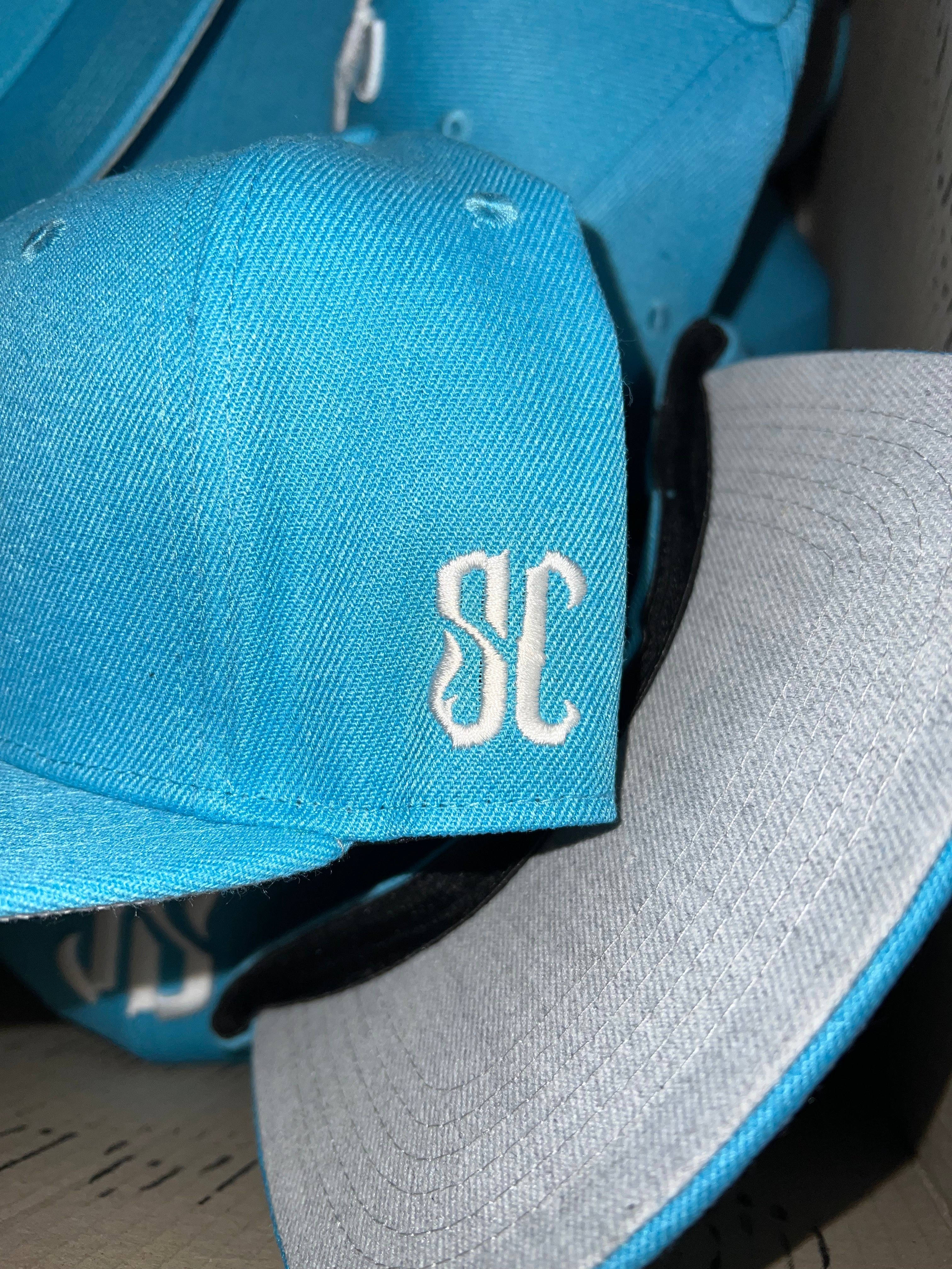 SC Sky Blue Fitted Hat